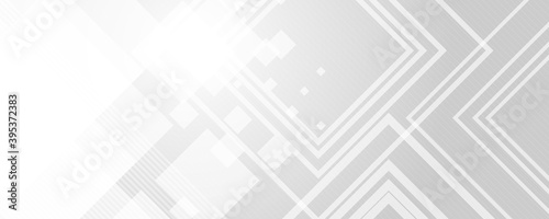 White grey abstract banner background. Vector illustration design for business presentation, banner, cover, web, flyer, card, poster, game, texture, slide, magazine, and powerpoint.