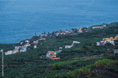 Landscape of the island of La Palma  Canary Islands  Spain 