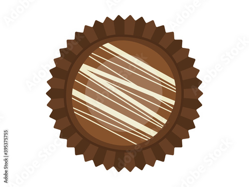 チョコレートスイーツのイラスト