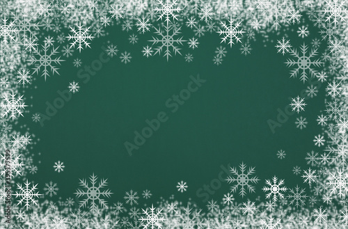 Christmas green background ...