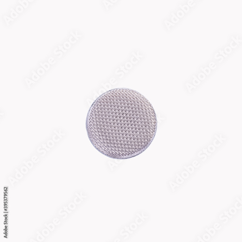 detail from speaker microphone isolate on white background © Алексей Доненко