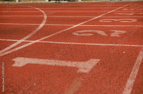 An all-weather running track is a rubberized artificial running surface for track and field athletics.