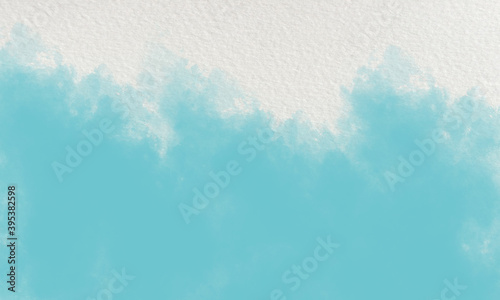 tiffany watercolor background on white canvas