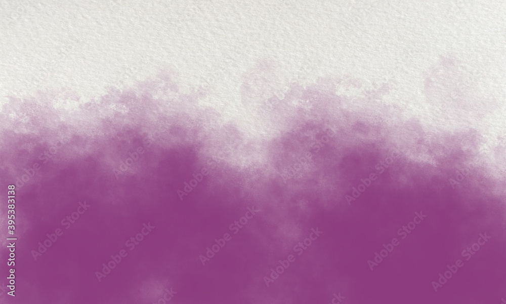 grape watercolor background on white canvas