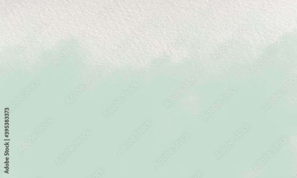 pistachio watercolor background on white canvas