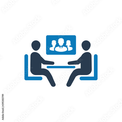 Conference meeting icon