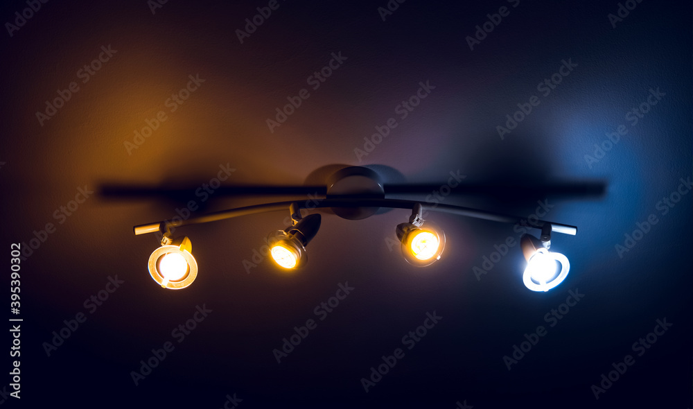 set of light bulbs on the ceiling set of light bulbs on the ceiling