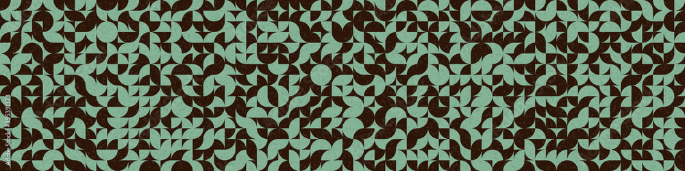 Naklejka premium Abstract Geometric Pattern generative computational art illustration