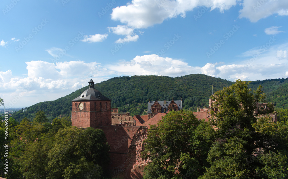 Heidelberg in Germany. View of the city. 