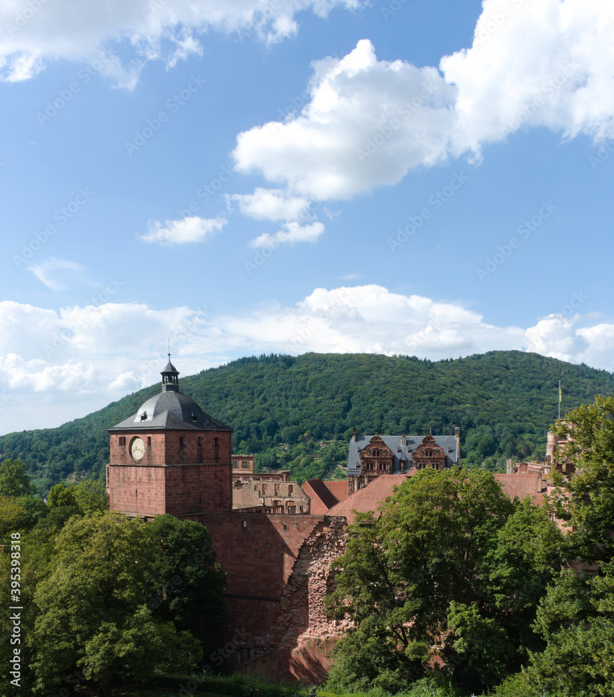 Heidelberg in Germany. View of the city. 