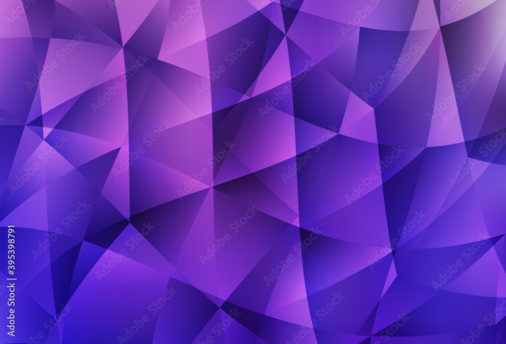 Light Purple, Pink vector polygon abstract backdrop. Light Purple, Pink vector polygon abstract backdrop.