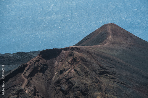 Landscape of the Teneguia Vulcano (La Palma, Canary islands, Spain) photo