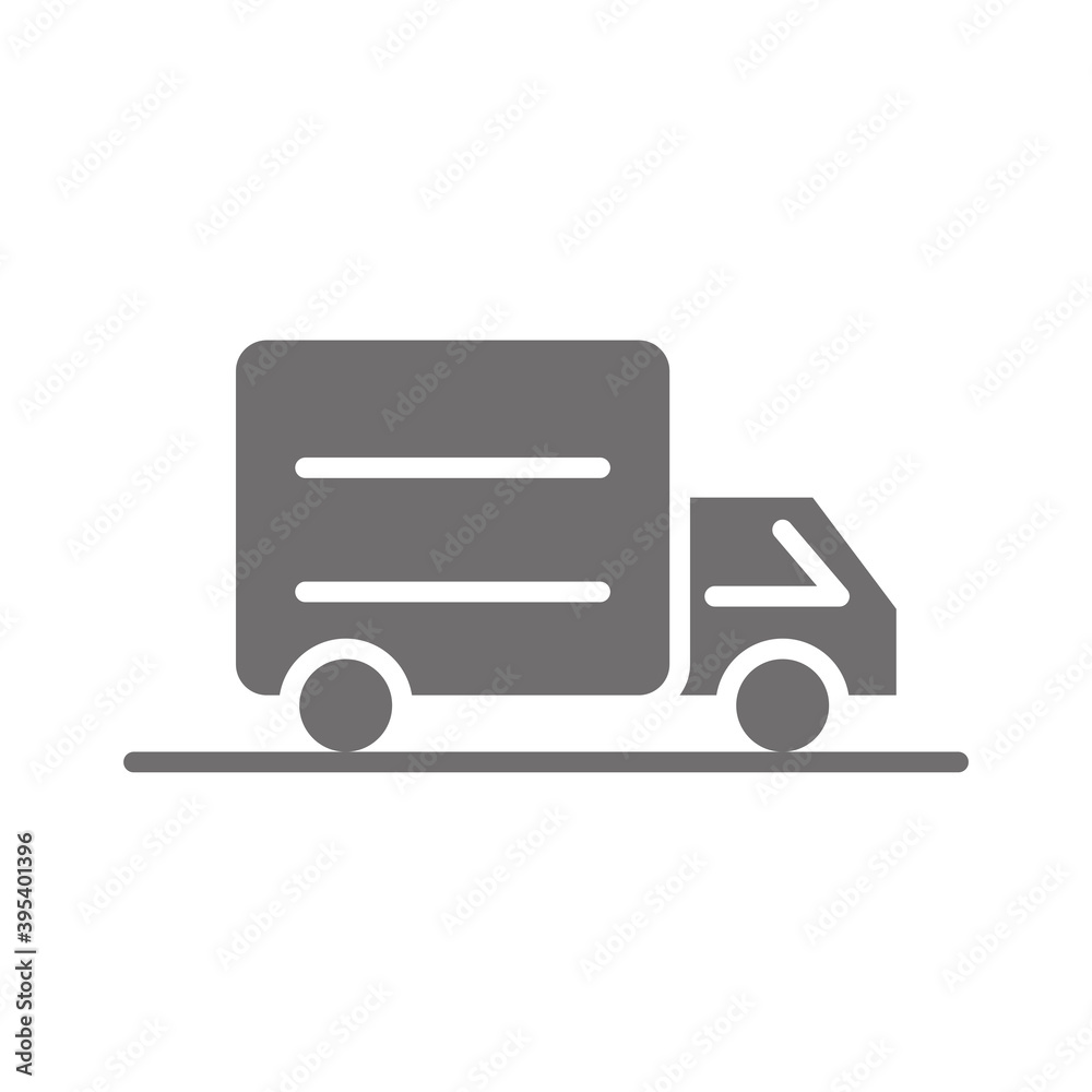 shopping delivery truck transport commerce in silhouette style icon shopping delivery truck transport commerce in silhouette style icon