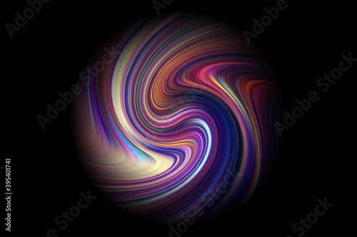 Cool fantasy colorful planet