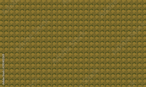  squares and circles pattern with pencil stroke effect in khaki tones.