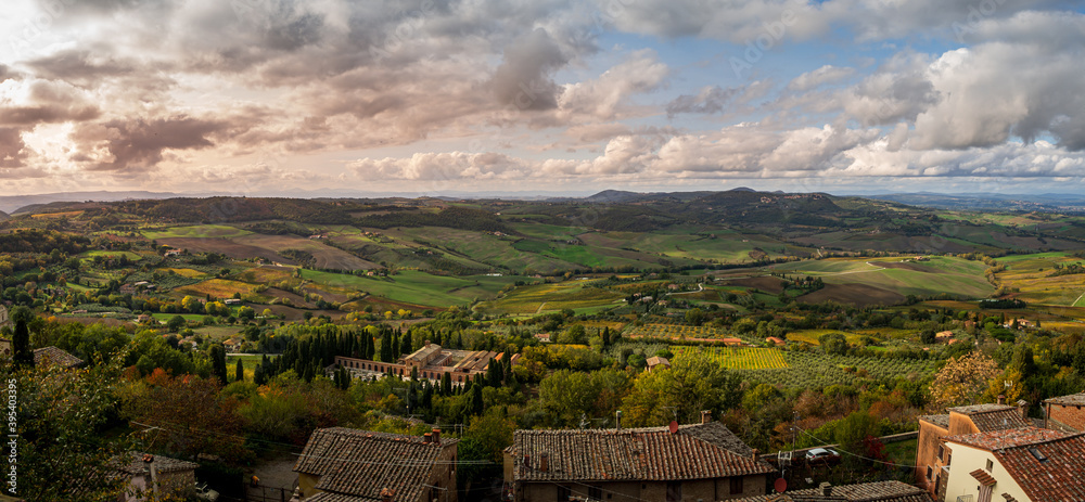 Tuscany landscape seen from Moltepunciano Tuscany landscape seen from Moltepunciano