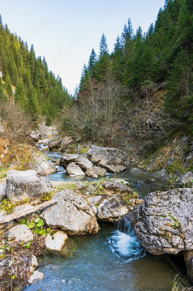 river in the mountains
