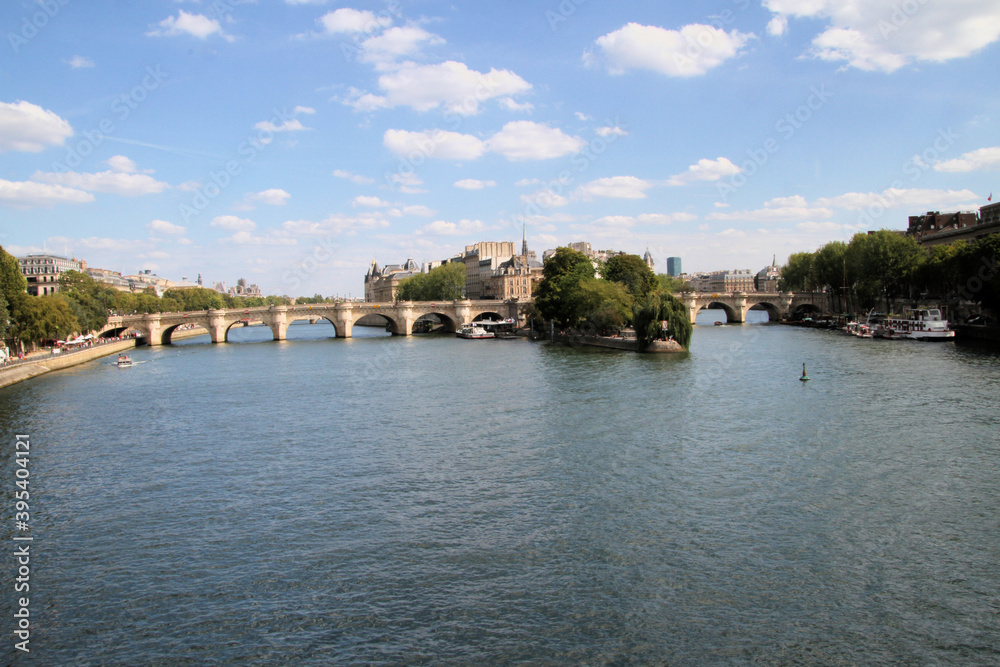 A view of the River Seine in Paris A view of the River Seine in Paris