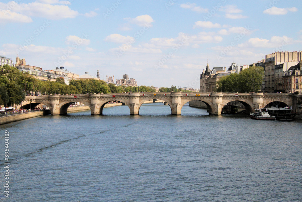 A view of the River Seine in Paris