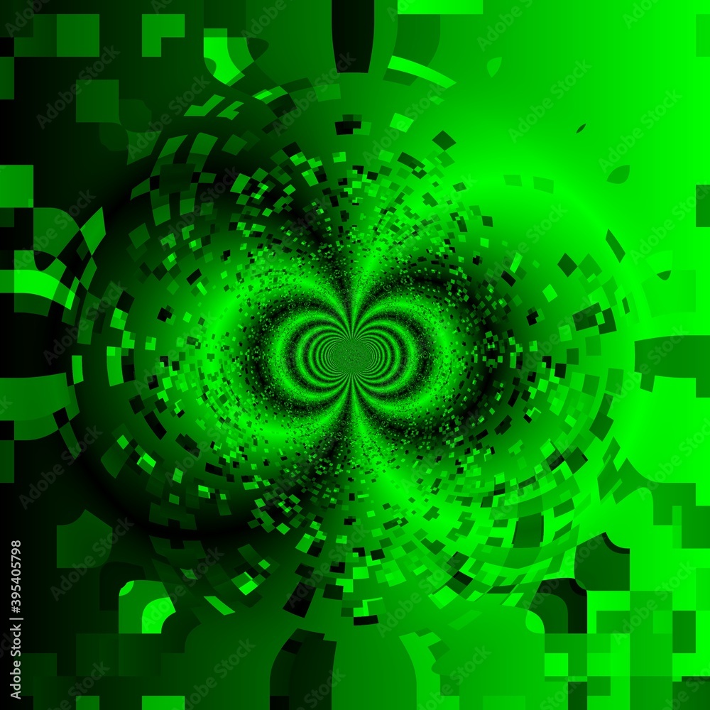 rectangular shapes in shades of neon emerald green and black colours making intricate unique geometric designs rectangular shapes in shades of neon emerald green and black colours making intricate unique geometric designs