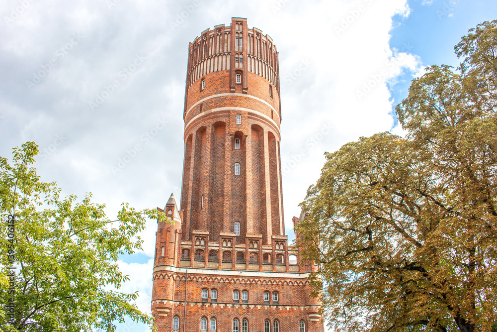 water tower in Luneburg (in Germany Lüneburger Wasserturm) Lower Saxony (in german Niedersachsen) Germany