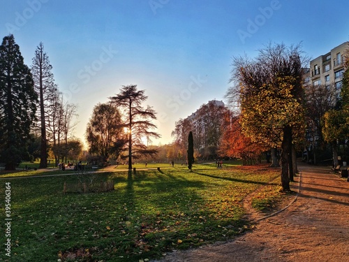 фотографія Un parc public en automne