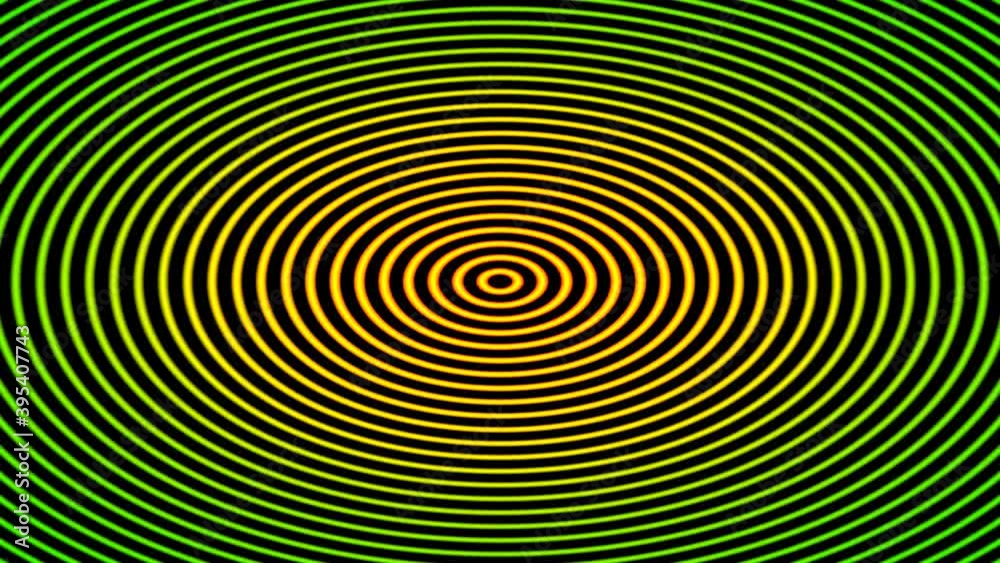Expanding Circles Looping Rings Growing Expanding Circles Looping Rings Growing