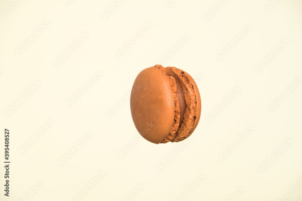 Chocolate sweet meringuebased confection known as macaron, or French