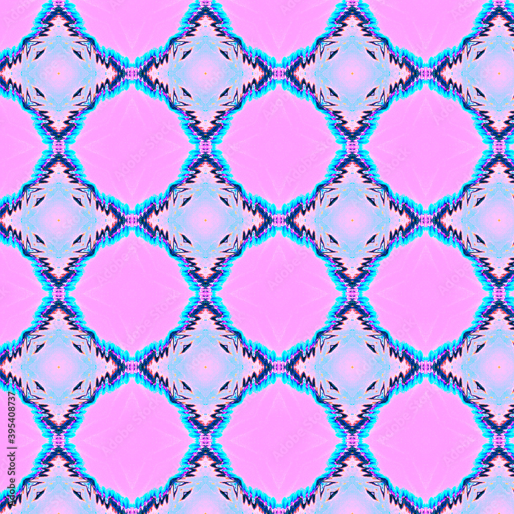 Fototapeta premium Pastel Cool Canva. Blue Liquid Banner. White