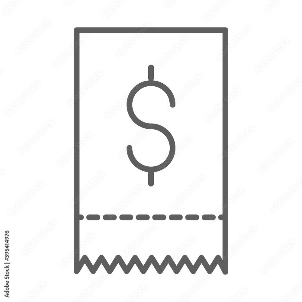 shopping coupon commerce in thin line style shopping coupon commerce in thin line style