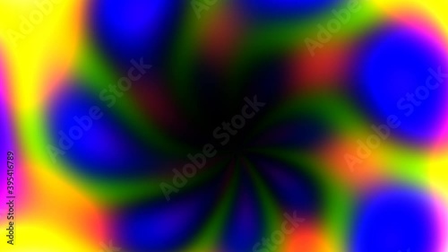 Spinning Spiral Hole Internal Space
