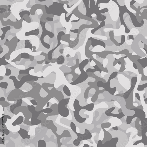 Full seamless winter military camouflage skin pattern vector for decor and textile. Army masking design for hunting textile fabric printing and wallpaper. Camo texture design for fashion and home desi