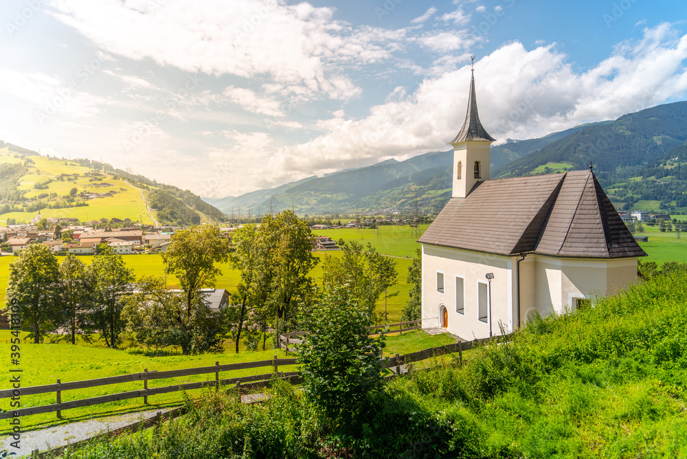 Rural alpine chapel