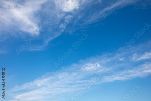 The vast blue sky and clouds sky