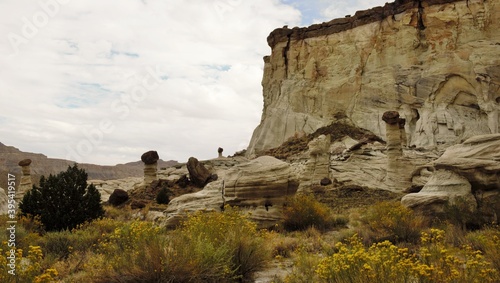 Wahweap Hoodoos rock formations photo