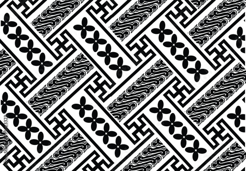 Batik Indonesian: is a technique of wax-resist dyeing applied to whole cloth, or cloth made using this technique originated from Indonesia.