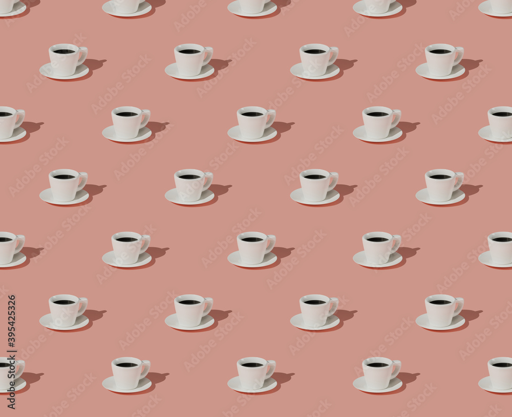 pattern with cups pattern with cups