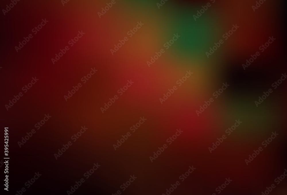 Dark Green, Yellow vector blurred background. Dark Green, Yellow vector blurred background.