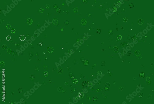 Light Green vector layout with restaurant food.