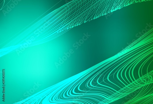 Light Green vector abstract blurred layout.