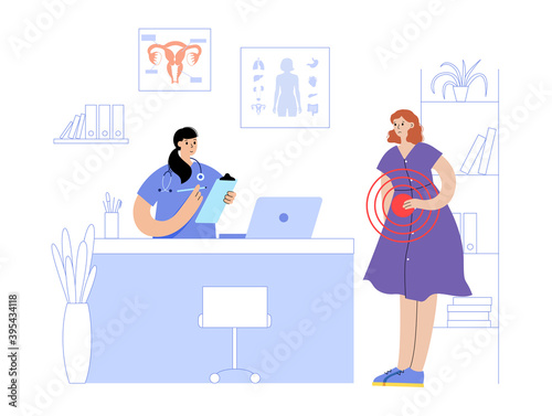Gynecology clinic concept