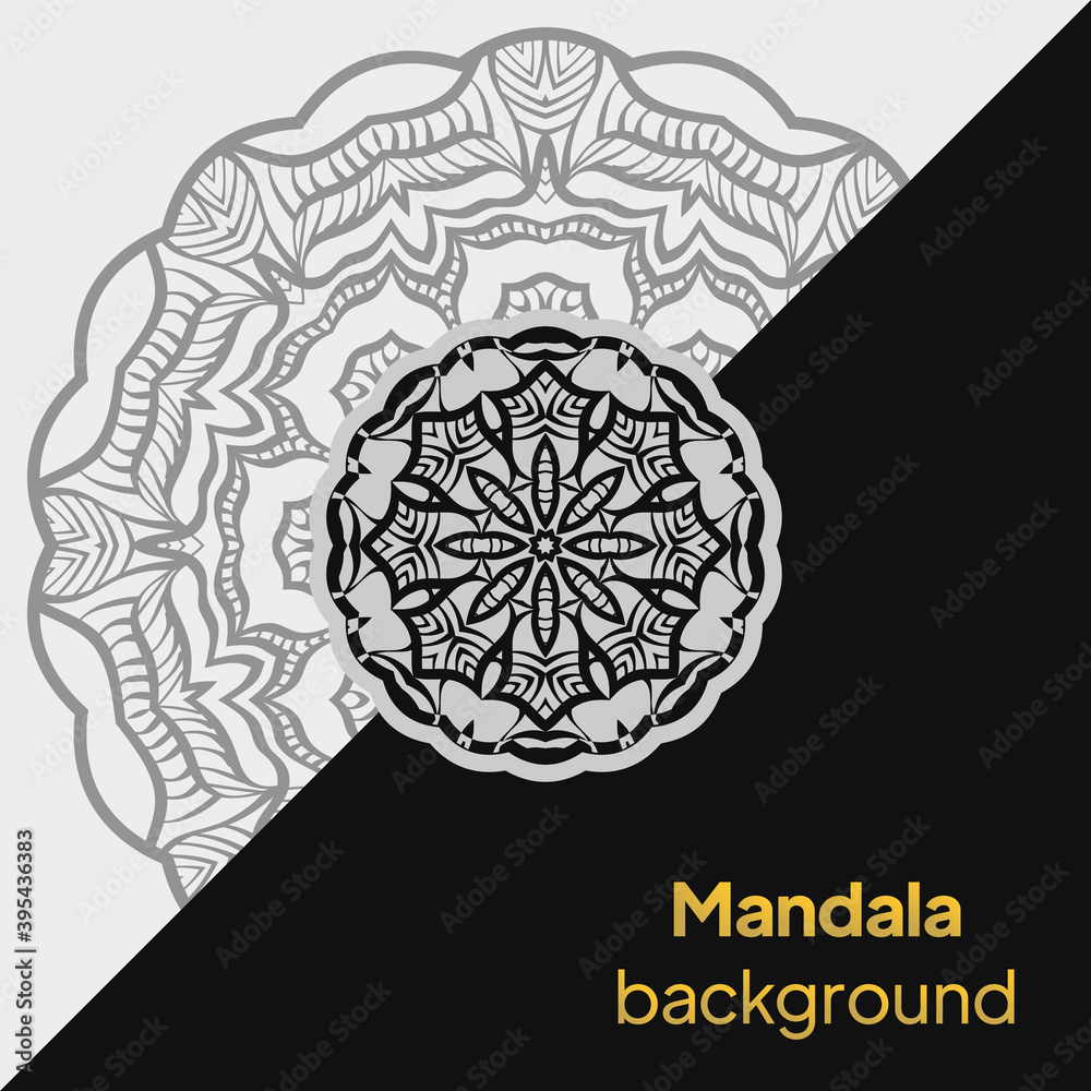 Luxury Mandala Islamic Background with Golden Arabesque Pattern. Vector illustration