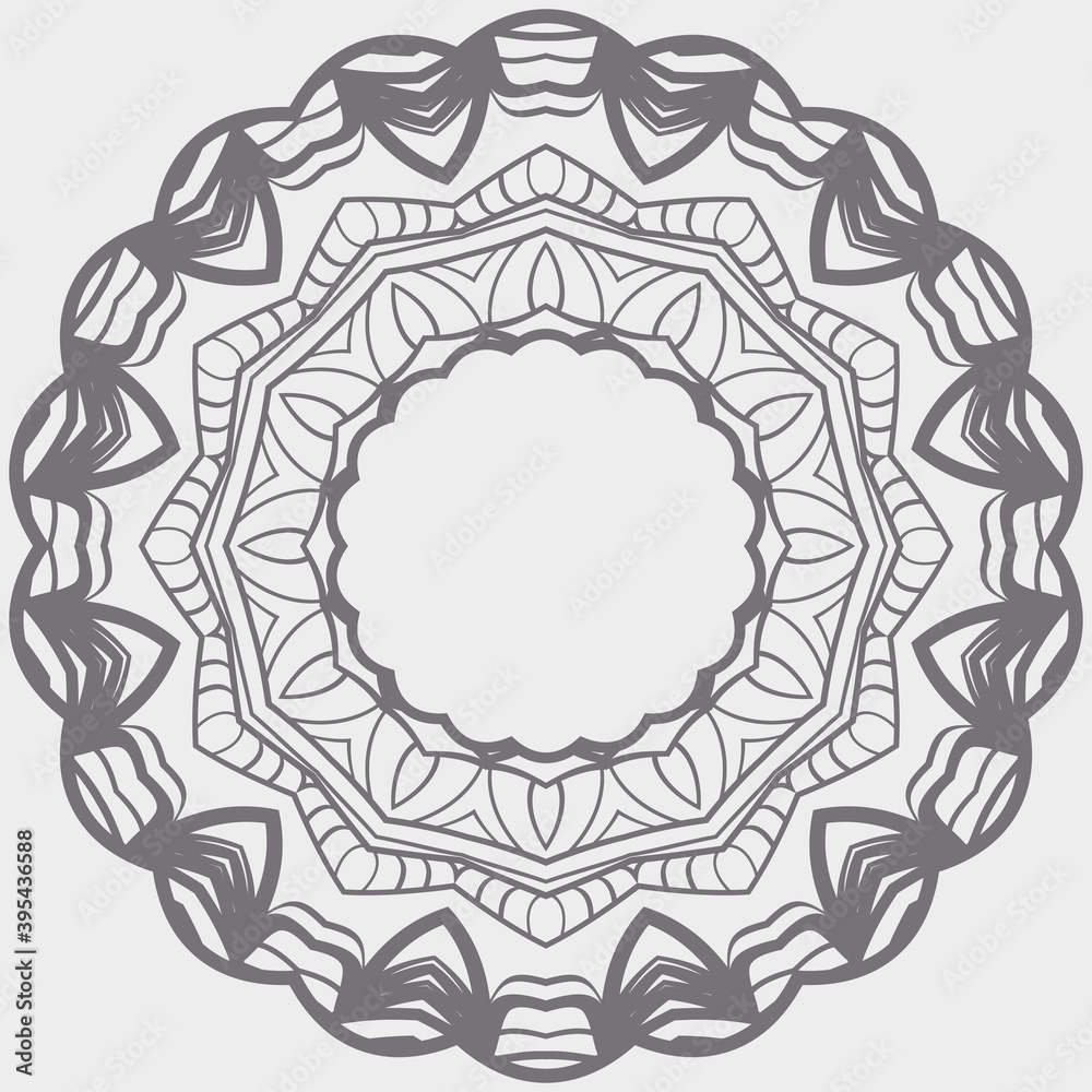 Abstract design elements rosette. Vector illustration Abstract design elements rosette. Vector illustration