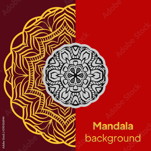 Mandala for print, poster, cover, brochure, flyer, banner. Vector illustration