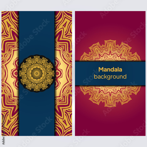Mandala. Vector illustration. Ornamental Background . Wedding card, Cover.