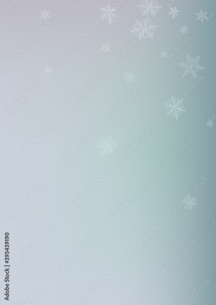 White Snowfall Vector Gray Background. Winter White Snowfall Vector Gray Background. Winter