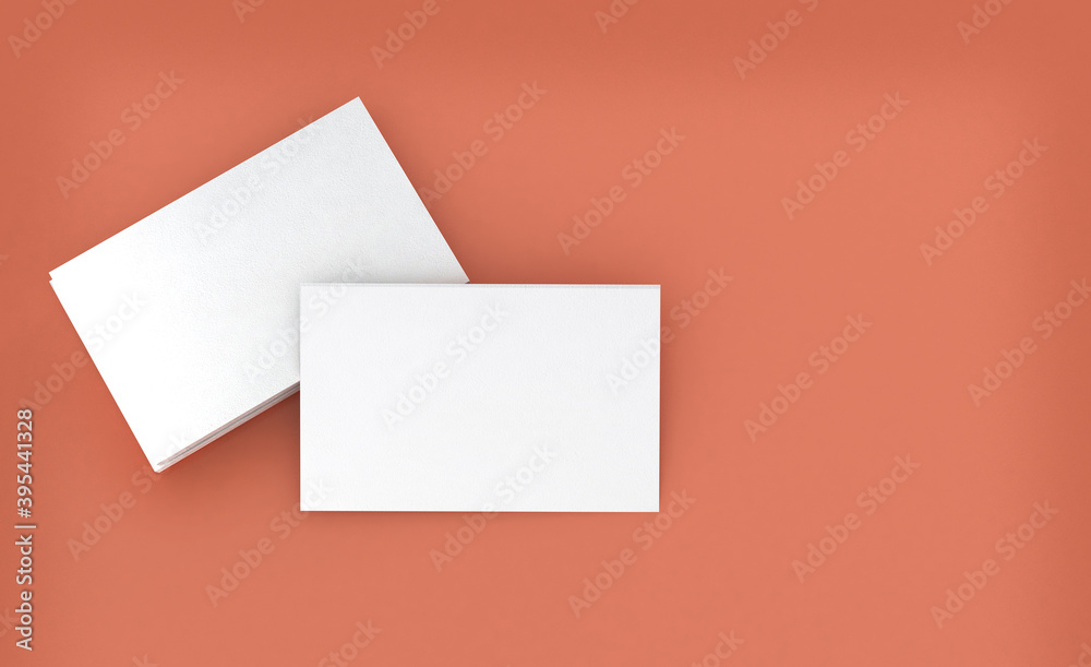 Business card 3d rendering for graphic design. Business card 3d rendering for graphic design.