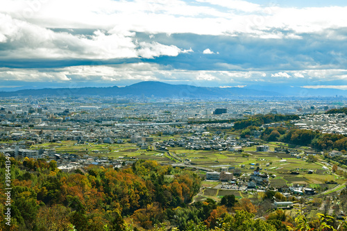 高槻三好山からの眺望 高槻市郊外