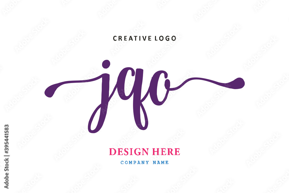 JQO lettering logo is simple, easy to understand and authoritative