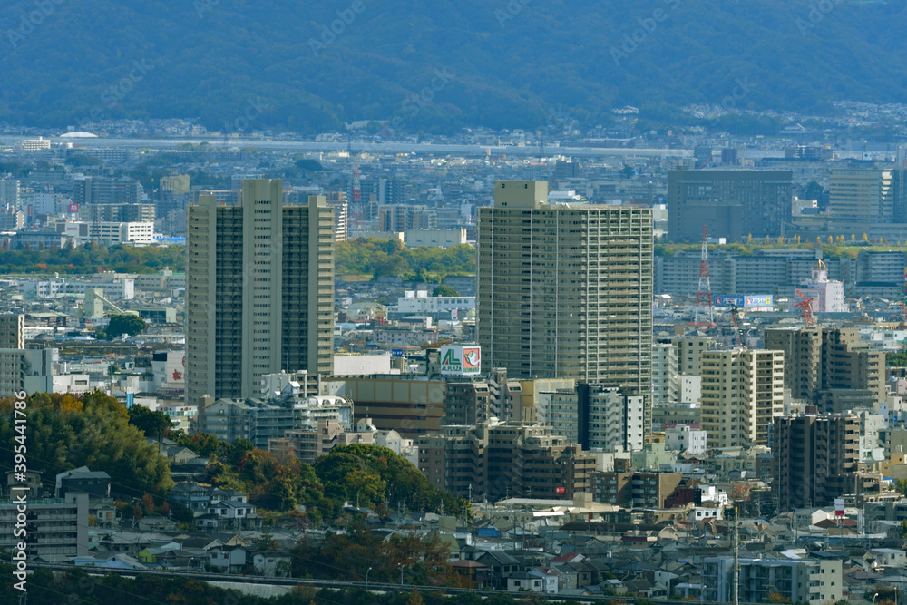 高槻三好山からの眺望 高槻市街地 高槻三好山からの眺望 高槻市街地